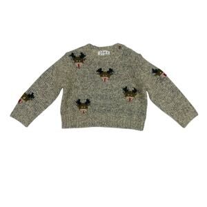 NWT Me & Henry 6/9M Reindeer Sweater
